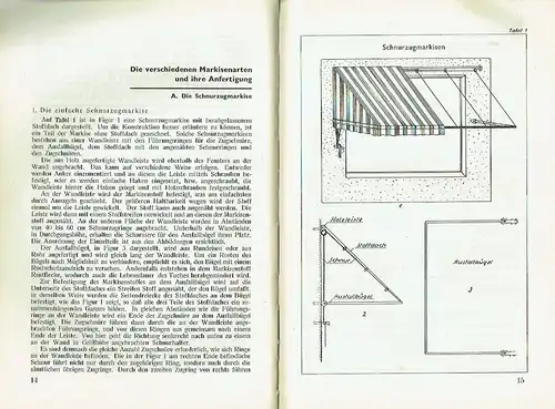 Ewald Bühling: Markisenbau
 Sonnenschutz- und Verdunkelungs-Anlagen
 Colemans Fachbücher für das Schlosser- und Maschinenbauer-Handwerk, Band X. 