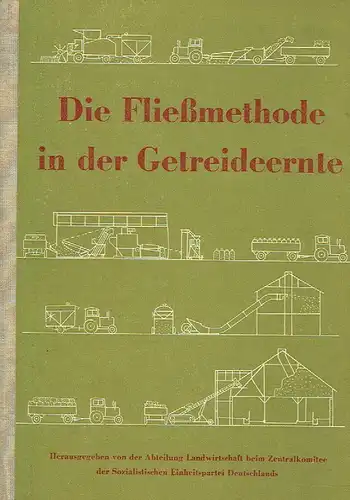 Autorenkollektiv: Die Fließmethode in der Getreideernte
 Eine Arbeitsstudie über die Getreideernte mit dem Mähdrescher im Fließsystem. 