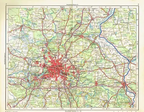 Infesto Autoatlas der Deutschen Demokratischen Republik
 mit Strassenübersichtskarten europäischer sozialistischer Staaten. 