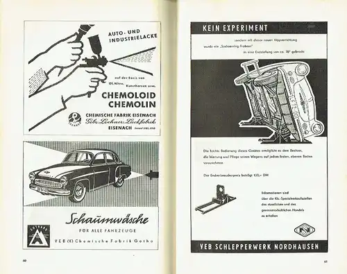 Infesto Autoatlas der Deutschen Demokratischen Republik
 mit Strassenübersichtskarten europäischer sozialistischer Staaten. 