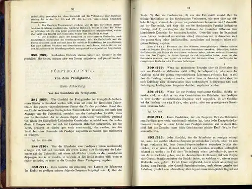 Gesetz für die Evangelisch-Lutherische Kirche in Russland
 mit Erläuterungen nach Entscheidungen des Dirigirenden Senats, Erlassen des Ministers des Innern und Befehlen des General-Consistoriums. 