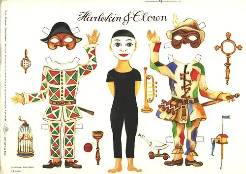 Alwin Eckert: Harlekin & Clown. 