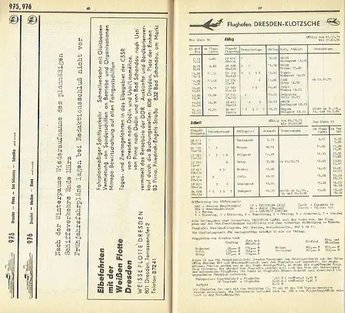 Stadt- und Nahverkehr Dresden: Nachtrag zum Fahrplan 1979/80. 