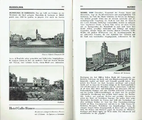 Reisebegleiter des deutschen Automobilisten und Touristen
 Italien, Ausgabe 1936. 