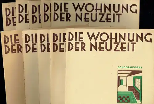 Die Wohnung der Neuzeit
 Radeberger Illustrierte Monatshefte für Wohnungskunst, Hausbau und verwandte Gebiete. 