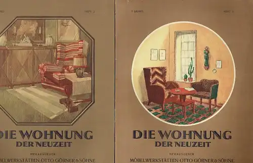 Die Wohnung der Neuzeit
 Radeberger Illustrierte Monatshefte für Wohnungskunst, Hausbau und verwandte Gebiete. 