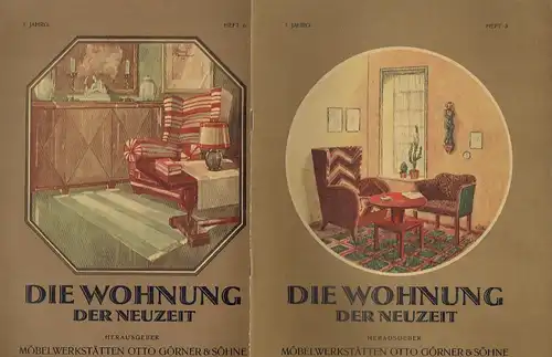 Die Wohnung der Neuzeit
 Radeberger Illustrierte Monatshefte für Wohnungskunst, Hausbau und verwandte Gebiete. 