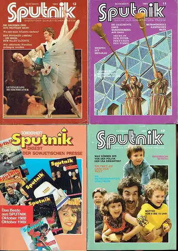 Sputnik - Die Sowjetunion im Spiegel ihrer Presse
 Digest der sowjetischen Presse
 Konvolut von 68 Heften (siehe Zusammenfassung). 
