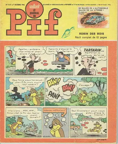 Vaillant le Journal de Pif. 