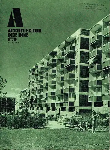 Architektur der DDR
 Zeitschrift, Heft 1/79. 