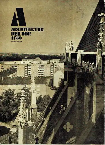 Architektur der DDR
 Zeitschrift, Heft 11/80. 