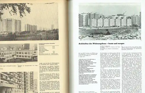 Architektur der DDR
 Zeitschrift, Heft 6/81. 