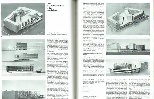 Architektur der DDR
 Zeitschrift, Heft 9/80. 