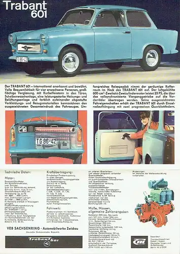 DEWAG Werbung Dresden: Trabant 601. 