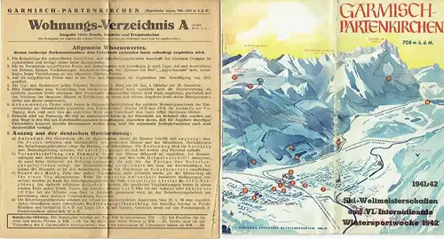 Garmisch-Partenkirchen 1941/42: Ski-Weltmeisterschaften ... 1942. 