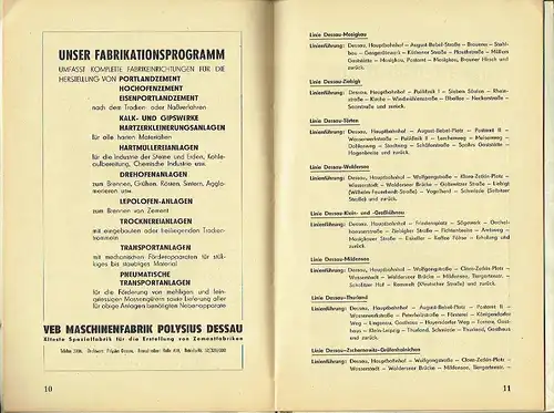 Vermessungsdienst West, Arbeitsgruppe Dessau: Stadtplan Dessau. 