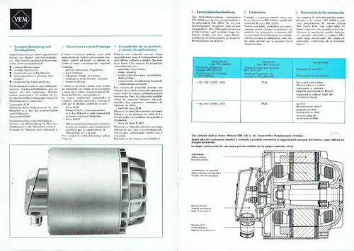 Prospekt für Außenläufermotoren der Typenreihen ALM u. EALM. 