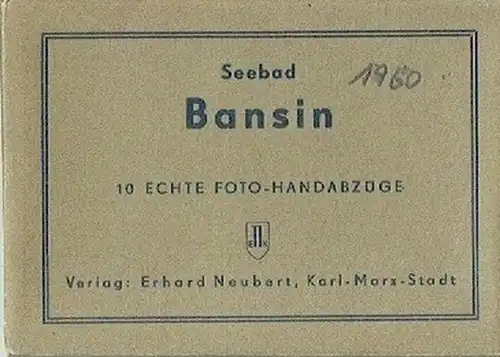 Seebad Bansin
 10 Echte Foto-Handabzüge. 