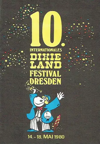 Programmheft
 Dixieland-Festival Dresden 1980. 