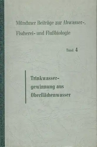 Biologische und chemische Probleme bei der Gewinnung und Aufbereitung von Trinkwasser und Brauchwasser aus Flüssen und Seen
 Trinkwassergewinnung aus Oberflächenwasser. 