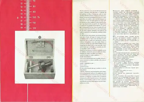 Kolorimeter für Hämoglobin. 