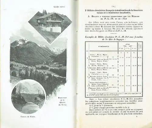 Voyages en Suisse
 Renseignements et billets
 Ete 1906. 