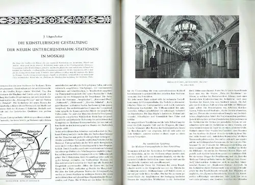 Deutsche Architektur
 Zeitschrift, 1. Jahrgang 1952, Heft 3. 