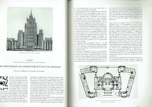 Deutsche Architektur
 Zeitschrift, 2. Jahrgang 1953, Heft 2. 