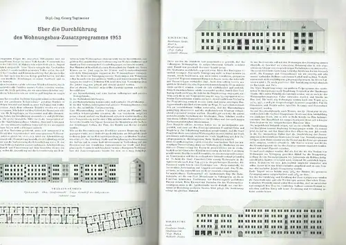 Deutsche Architektur
 Zeitschrift, 2. Jahrgang 1953, Heft 5. 