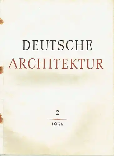 Deutsche Architektur. 