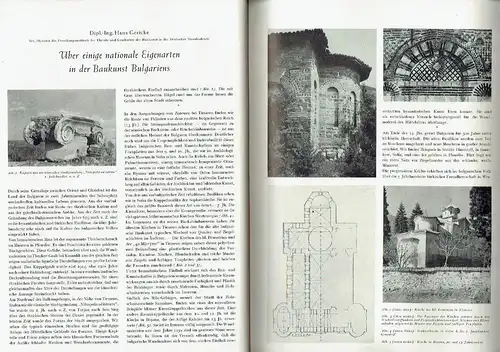 Deutsche Architektur: Bulgarische Architektur
 Zeitschrift, 4. Jahrgang, Sonderheft. 