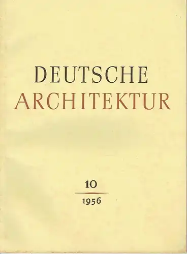 Deutsche Architektur. 