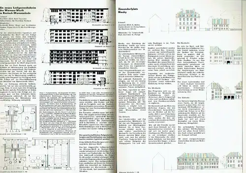 Deutsche Architektur
 Zeitschrift, 7. Jahrgang, Heft 9. 