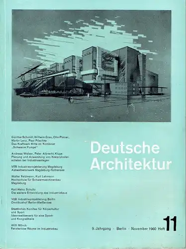 Deutsche Architektur. 