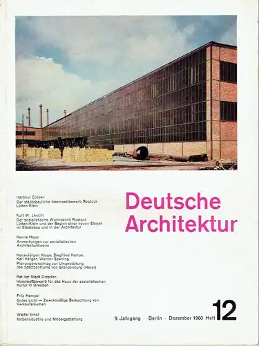 Deutsche Architektur. 