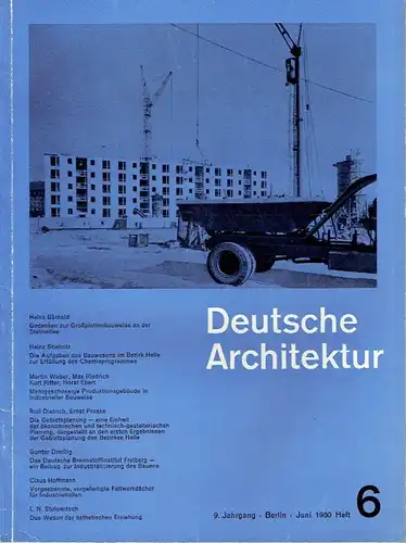 Deutsche Architektur. 