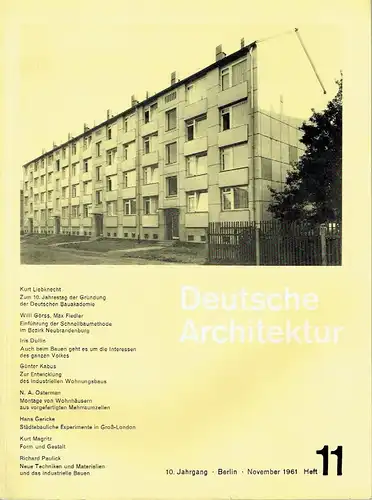 Deutsche Architektur. 