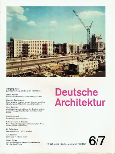 Deutsche Architektur. 