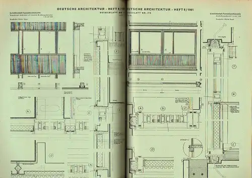 Deutsche Architektur
 Zeitschrift, 10. Jahrgang, Heft 8. 