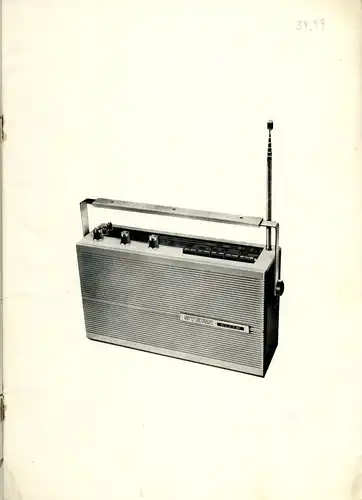 Reiseempfänger / Portable Radio / Récepteur de voltage / Receptor portatil "Stern Elite"
 Stern-Radio Information Nr. 98/1967. 