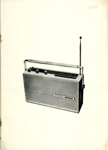 Reiseempfänger / Portable Radio / Récepteur de voltage / Receptor portatil "Stern Elite". 