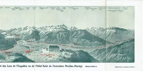 Drahtseilbahn Muottas-Muraigl bei Samaden
 Oberengadin Schweiz. 