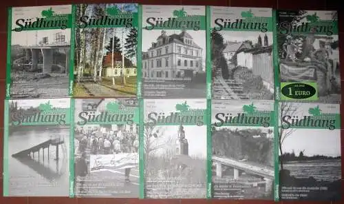 Dresdner Stadtteiljournal Südhang
 Konvolut von 20 Heften aus dem 3.-6. Jahrgang. 