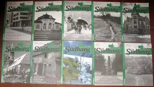 Dresdner Stadtteiljournal Südhang
 Konvolut von 20 Heften aus dem 3.-6. Jahrgang. 