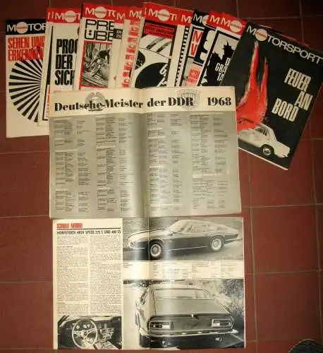 Illustrierter Motorsport
 Fachblatt für den Motorrennsport und Motorsport / Organ des Allgemeinen Deutschen Motorsport-Verbandes der DDR
 18. Jahrgang, komplett. 
