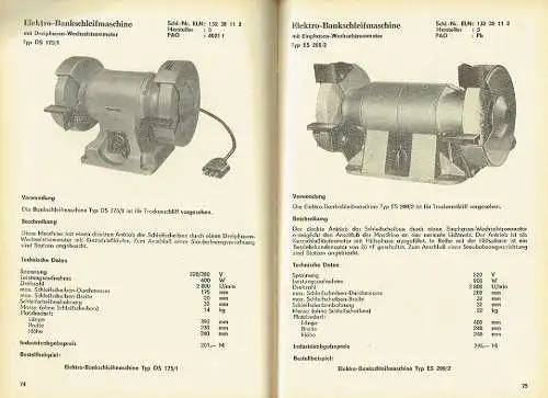 Werkzeugmaschinen. 