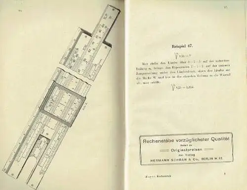 Johann Eugen Mayer: Der Rechenstab und seine praktische Anwendung
 für Installateure, Klempner, Schlosser, Elektriker, Holzfachleute, Eisenkonstruktionswerkstätten usw., Allgemein verständlich dargestellt, so daß der Gebrauch des...