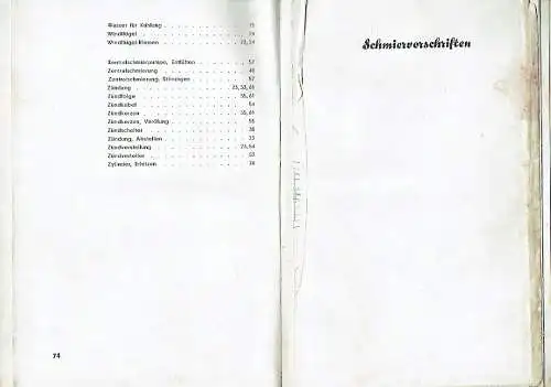 Handbuch für den 50 PS 6-Zylinder-Wagen 326. 