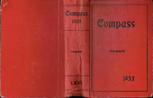 Compass - Finanzielles Jahrbuch 1933. 