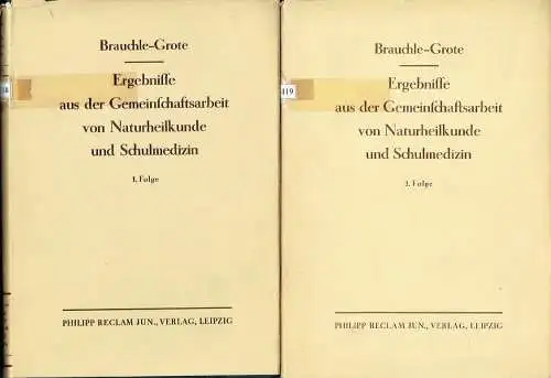 Ergebnisse aus der Gemeinschaftsarbeit von Naturheilkunde und Schulmedizin
 Veröffentlichungen aus der Gemeinschaftsarbeit am Rudolf-Heß-Krankenhaus Dresden, 3 Bände. 